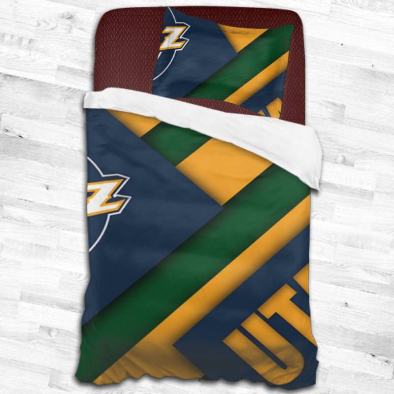 Utah Jazz Logo Type 2486 Bedding Sets Sporty Bedroom Home Decor