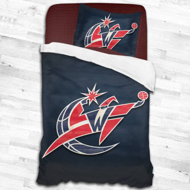 Washington Wizards Logo Type 2488 Bedding Sets Sporty Bedroom Home Decor
