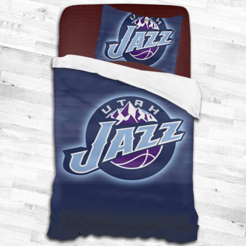 Utah Jazz Logo Type 2490 Bedding Sets Sporty Bedroom Home Decor