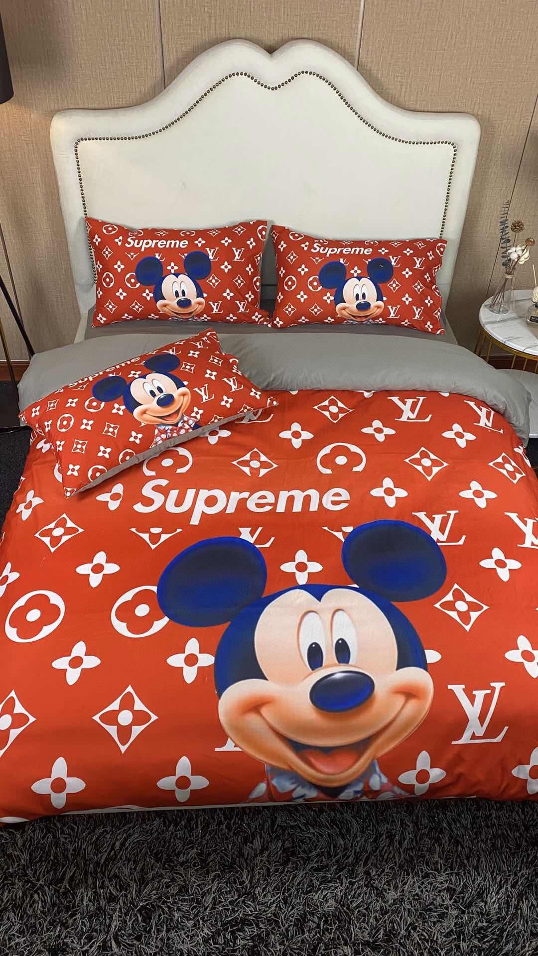 Louis Vuitton Sp Bedding Set Luxury Bedroom Home Decor Bedspread
