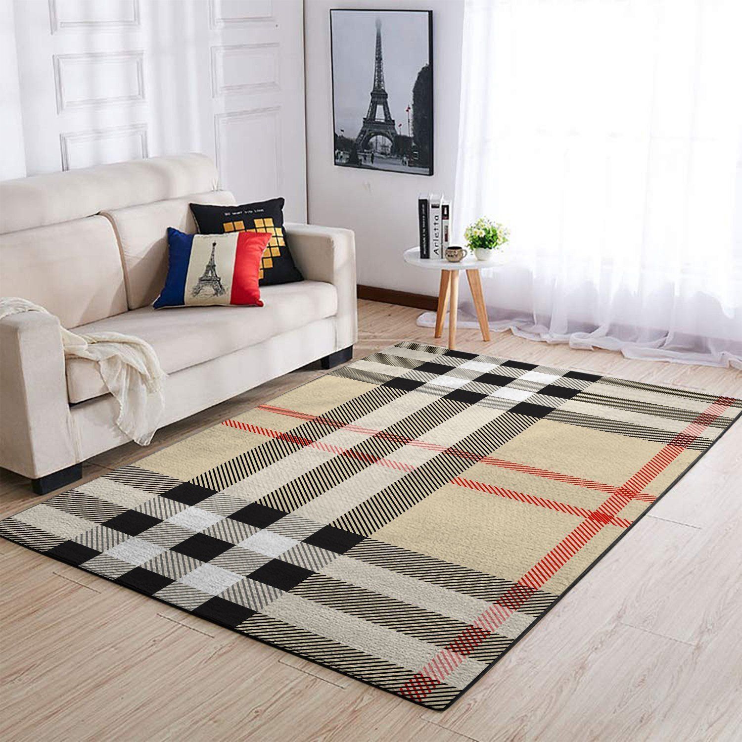 Burberry Area Luxury Fashion Brand Rug Area Carpet Door Mat Home Decor