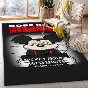 Supreme Mickey Moe Area For Christmas Kitchen Luxury Fashion Brand Rug Home Decor Area Carpet Door Mat