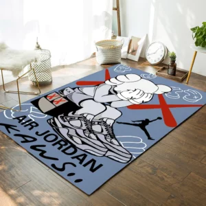 Supreme Kaws Luxury Fashion Brand Rug Door Mat Home Decor Area Carpet