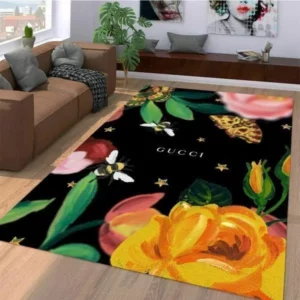 Gucci Bee Mat Luxury Fashion Brand Rug Door Mat Home Decor Area Carpet