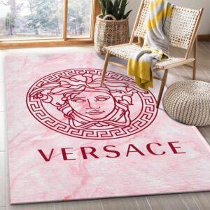 Versace Rectangle Bed Luxury Fashion Brand Rug Home Decor Area Carpet Door Mat