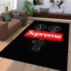 Supreme Area Red Luxury Fashion Brand Rug Area Carpet Home Decor Door Mat