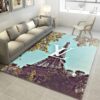 Louis Vuitton Paris Art Bed Luxury Fashion Brand Rug Area Carpet Door Mat Home Decor