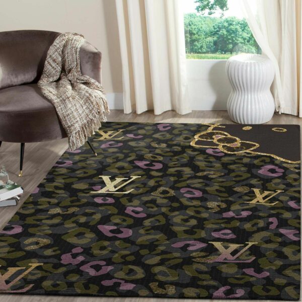 Louis Vuitton Area Christmas The Luxury Fashion Brand Rug Area Carpet Door Mat Home Decor
