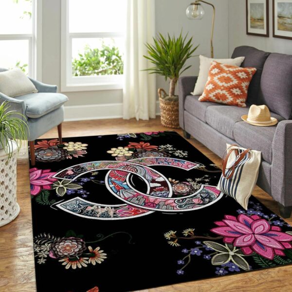 Chanel Area The Luxury Fashion Brand Rug Area Carpet Home Decor Door Mat