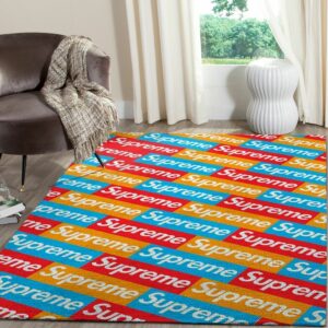 Supreme Area Luxury Fashion Brand Rug Area Carpet Door Mat Home Decor