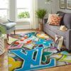 Louis Vuitton Area Colorful Luxury Fashion Brand Rug Door Mat Home Decor Area Carpet