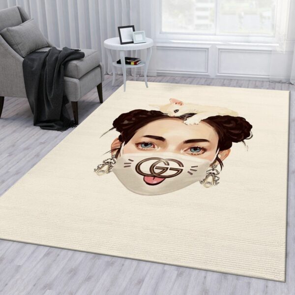 Gucci Luxury Fashion Brand Rug Area Carpet Door Mat Home Decor