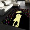 Louis Vuitton Area Luxury Fashion Brand Rug Area Carpet Home Decor Door Mat