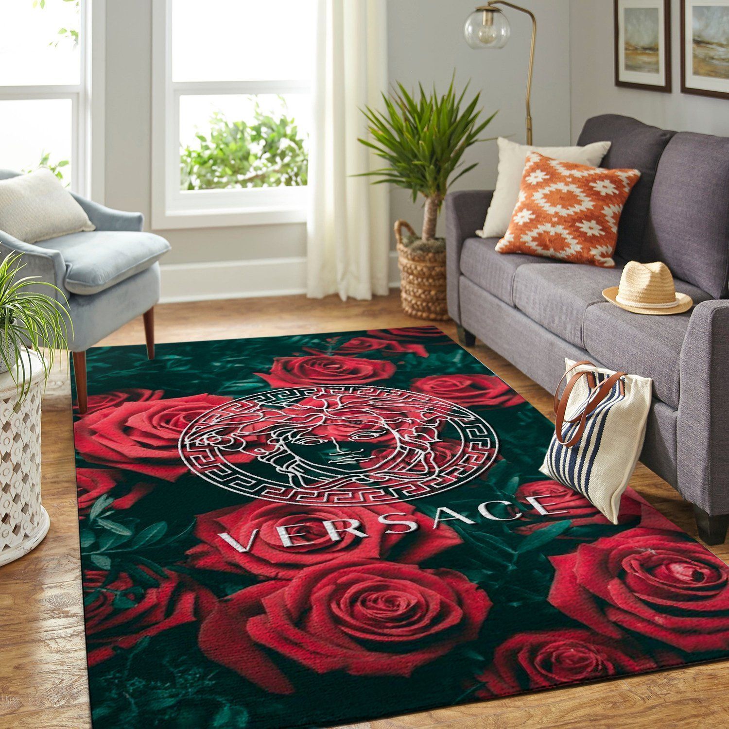 Versace Area Luxury Fashion Brand Rug Home Decor Door Mat Area Carpet