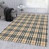 Burberry Area For Christmas Luxury Fashion Brand Rug Area Carpet Door Mat Home Decor