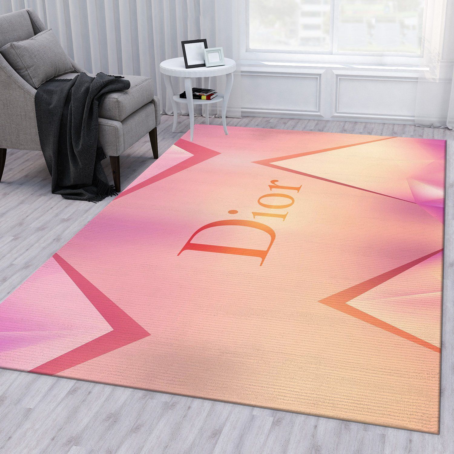 Dior Christmas Luxury Fashion Brand Rug Area Carpet Home Decor Door Mat