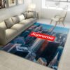 Supreme Cityscape Luxury Fashion Brand Rug Home Decor Area Carpet Door Mat