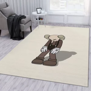 Kaws Small Lie Figure Luxury Fashion Brand Rug Home Decor Area Carpet Door Mat