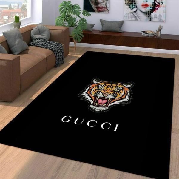 Gucci Area Dark Luxury Fashion Brand Rug Area Carpet Door Mat Home Decor