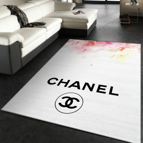 Chanel Christmas Luxury Fashion Brand Rug Door Mat Home Decor Area Carpet