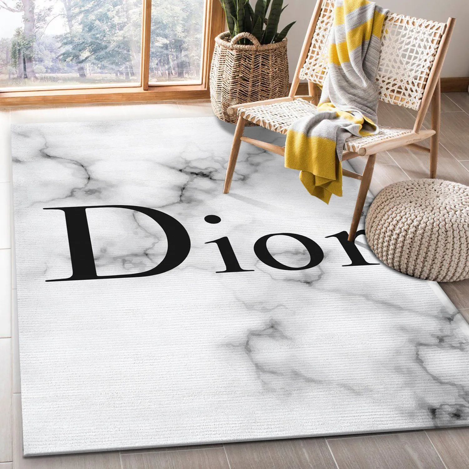 Dior Luxury Fashion Brand Rug Door Mat Area Carpet Home Decor