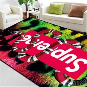 Supreme Area Luxury Fashion Brand Rug Door Mat Home Decor Area Carpet