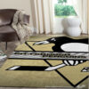 Pittsburgh Penguins Logo Nhl Fn Hockeys Custom Type 7184 Rug Living Room Home Decor Area Carpet