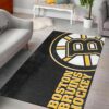 Boston Bruins Nhl Ice Hockey Team Logo Type 7186 Rug Living Room Home Decor Area Carpet