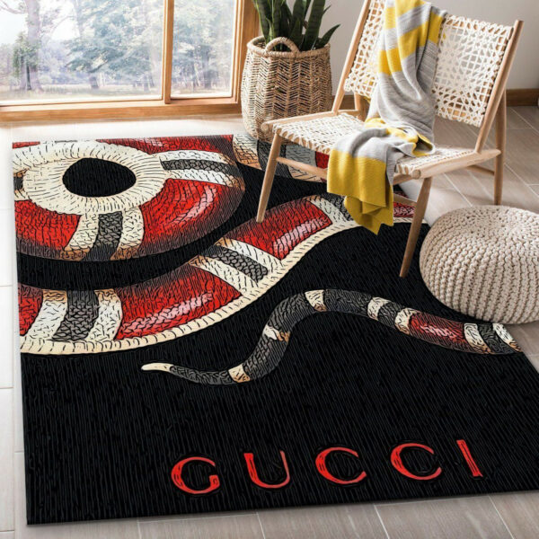 Gucci Christmas Luxury Fashion Brand Rug Home Decor Area Carpet Door Mat