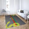 Gucci Golden Snake Design Area Christmas The Luxury Fashion Brand Rug Home Decor Area Carpet Door Mat