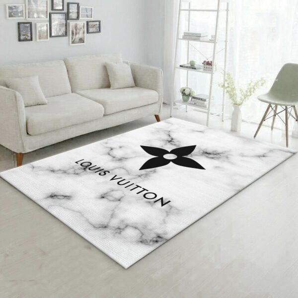 Louis Vuitton Area Christmas Luxury Fashion Brand Rug Home Decor Area Carpet Door Mat