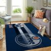 Edmonton Oilerss Nhl Hockey Team Logo Type 7199 Rug Living Room Home Decor Area Carpet