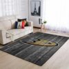 Anaheim Ducks Nhl Team Logo Grey Wooden Type 7200 Rug Home Decor Living Room Area Carpet