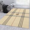 Burberry Ver Luxury Fashion Brand Rug Area Carpet Home Decor Door Mat