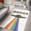 Gucci Ufo Mat Luxury Fashion Brand Rug Home Decor Area Carpet Door Mat