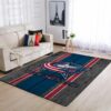 Columbus Blue Jackets Nhl Team Logo Type 7694 Rug Home Decor Living Room Area Carpet
