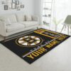 Customizable Boston Bruins Wincraft Personalized Nhl Type 7704 Rug Home Decor Area Carpet Living Room