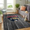 Florida Panthers Nhl Team Logo Grey Wooden Type 7706 Rug Living Room Home Decor Area Carpet