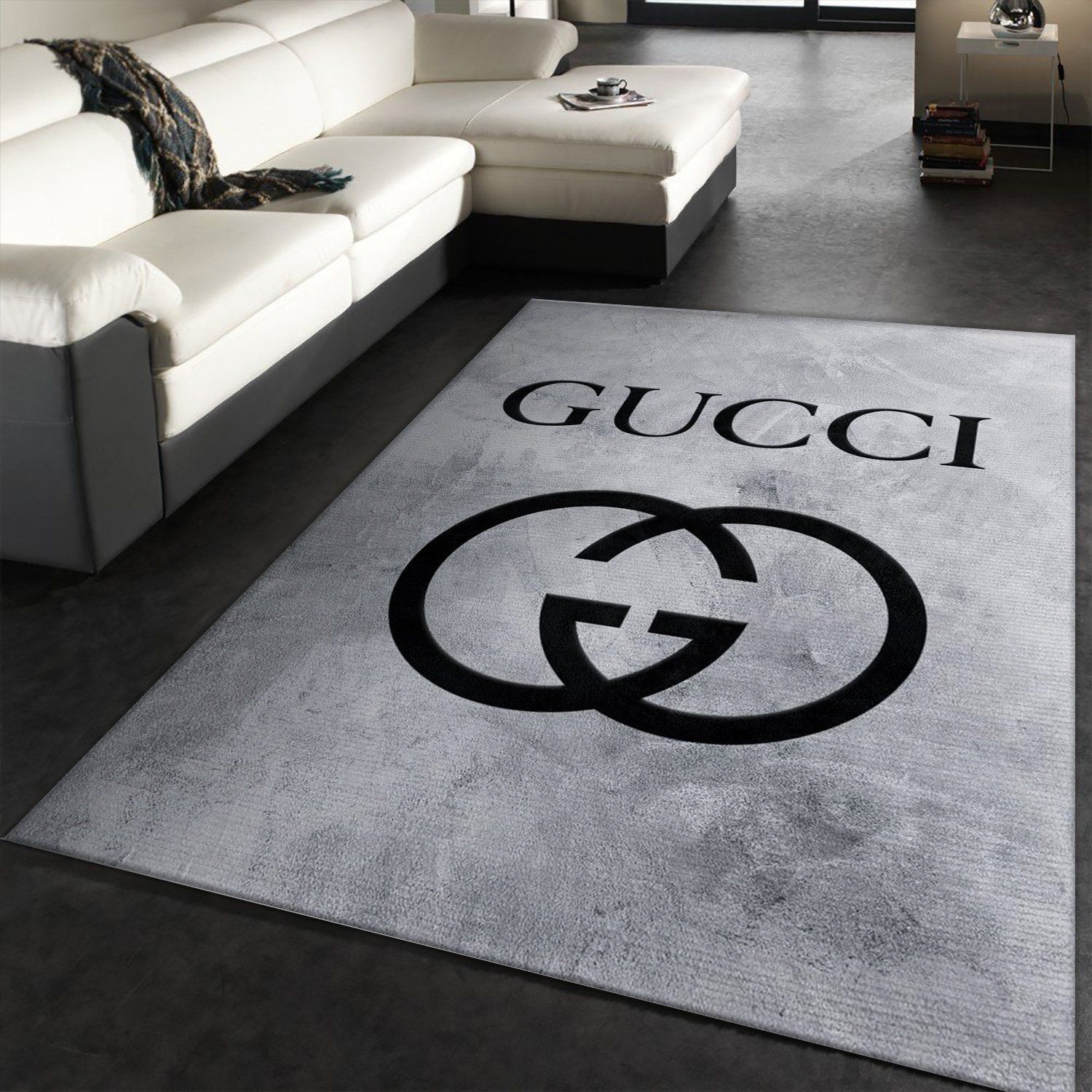 Gucci Rectangle Christmas Luxury Fashion Brand Rug Home Decor Area Carpet Door Mat