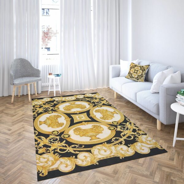 Versace Area Luxury Fashion Brand Rug Area Carpet Door Mat Home Decor