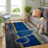 St. Louis Blues Nhl Team Logo Wooden Type 7730 Rug Area Carpet Living Room Home Decor