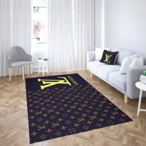 Louis Vuitton Luxury Fashion Brand Rug Door Mat Area Carpet Home Decor