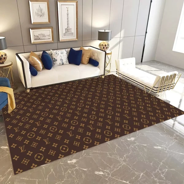 Louis Vuitton Luxury Fashion Brand Rug Home Decor Area Carpet Door Mat