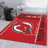 Customizable New Jersey Devils Wincraft Personalized Nhl Type 7754 Rug Living Room Home Decor Area Carpet