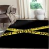 Off-White Area Black Yellow Luxury Fashion Brand Rug Door Mat Home Decor Area Carpet