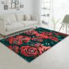 Supreme Rose V Bed Luxury Fashion Brand Rug Area Carpet Home Decor Door Mat