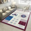 Colorado Avalanche Nhl Art Nhl And Us Type 7775 Rug Home Decor Living Room Area Carpet