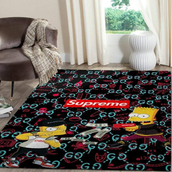 Supreme Area Luxury Fashion Brand Rug Area Carpet Door Mat Home Decor
