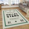 Dallas Stars Nhl Us Type 7793 Rug Living Room Area Carpet Home Decor