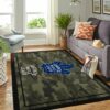 Toronto Maple Leafs Nhl Team Logo Camo Type 7805 Rug Living Room Area Carpet Home Decor